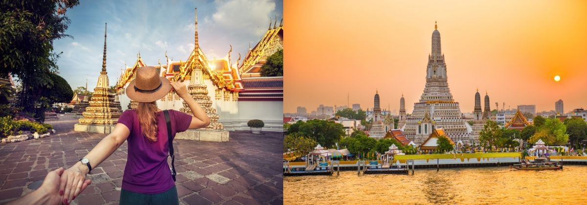 woman on tour in thailand